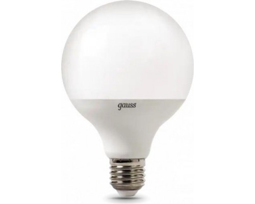 Лампа светодиодная GAUSS G95 g95 16w 1400lm 6500k e27 led [105102316]