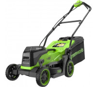 Газонокосилка аккумуляторная GREENWORKS 2520707 2x24V, 36 см, бесщеточная, без АКБ и ЗУ