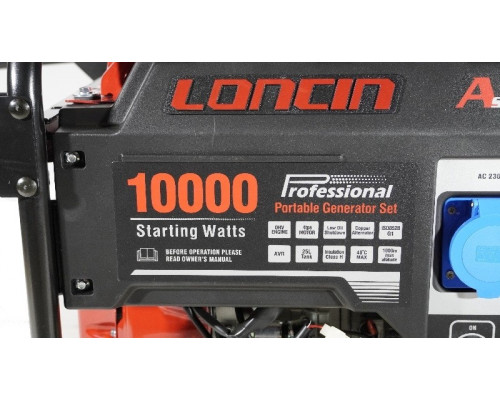Генератор бензиновый LONCIN LC10000D-AS трехфазный/однофазный