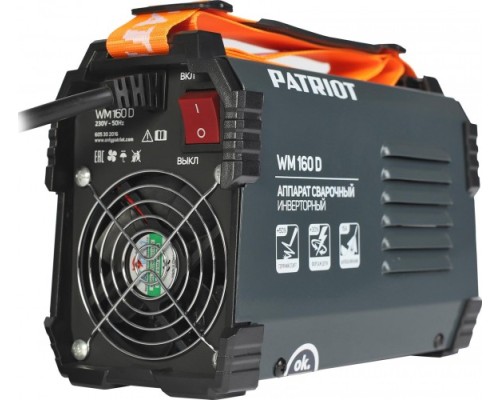 Сварочный инвертор PATRIOT WM 160 D [605302016]