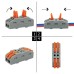 Клемма REXANT СМК 222-422 проходная 2 полюса (0,08-4 мм²), серая (25 шт./уп. [07-6263-2]