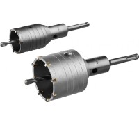 Набор буровых коронок SDS-plus ЗУБР ПРОФЕССИОНАЛ с оснасткой, d=50, 68 мм, кейс, 29185-H2-1