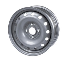 Диск штампованный GANZ R15 6J 4x108/65.1 ET27 Silver GRN15046