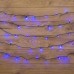 Гирлянда NEON-NIGHT ТВИНКЛ 10м темно-зеленый ПВХ, 80 LED синие [303-043]