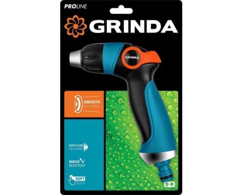 Пистолет для полива GRINDA S-R proline, плавная регулировка, двухкомп. с регулято [429101]