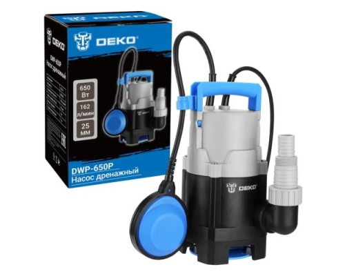 Насос дренажный DEKO DWP-650P 083-2022 купить с доставкой и официальной гарантией Насос дренажный DEKO DWP-650P 083-2022 купить с доставкой и официальной гарантией