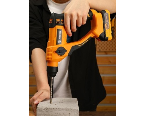 Перфоратор аккумуляторный DEKO DKCH20 2x2.0Ah [063-4412]