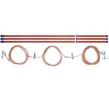 Заземление Антиток ЗПЛ-35-3 Д переносное для ВЛ до 35 кв 35 кв мм 3 штанги [271461]