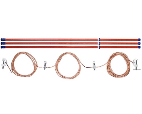 Заземление Антиток ЗПЛ-35-3 Д переносное для ВЛ до 35 кв 35 кв мм 3 штанги [271461]