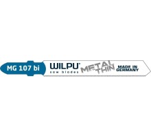 Пилки по металлу WILPU MG 107 bi для тонкой жести, высокосортной стали от 0,5 до 1, [252100005]