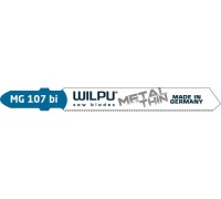 Пилки по металлу WILPU MG 107 bi для тонкой жести, высокосортной стали от 0,5 до 1, 252100005