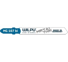 Пилки по металлу WILPU MG 107 bi для тонкой жести, высокосортной стали от 0,5 до 1, 252100005