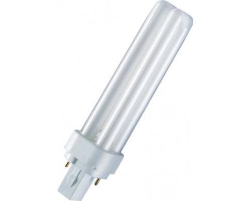 Лампа люминесцентная OSRAM CFL DULUX компактная неинтегрированная d 13w/830 g24d-1 10x1 [4050300025698]