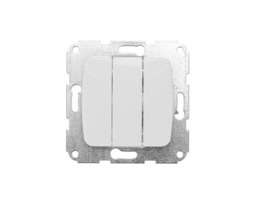 Выключатель KRANZ KR-78-0204 DEA 3кл с/у 10А мех. бел Выключатель KRANZ KR-78-0204 DEA 3кл с/у 10А мех. бел