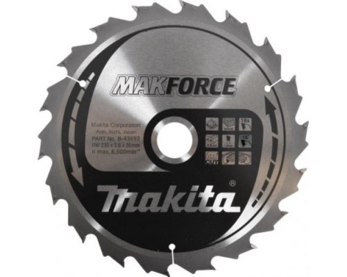 Пильный диск по дереву MAKITA 235x30x1.6x18T для makforce [B-43692]