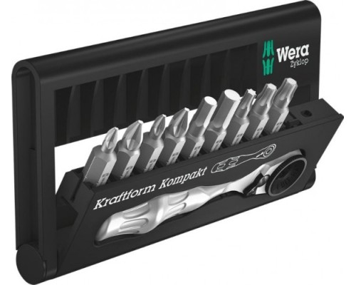 Набор насадок WERA Kraftform Kompakt Zyklop Mini 1 WE-073645 [WE-073645]