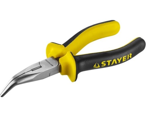 Длинногубцы STAYER HERCULES изогнутые professional 2203-4-16, 160мм [2203-4-16_z02]