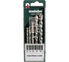 Набор сверл по бетону METABO 5 шт. (4-10 мм) НМ pro 627181000 627181000