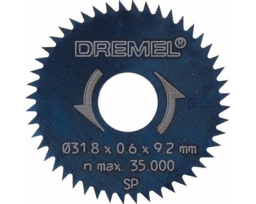 Пильный диск по дереву DREMEL 546 31,8х48х9,2 мм (2 шт.) [26150546JB]