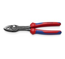 Клещи KNIPEX KN-8202200SB TwinGrip с фронтальным и боковым захватами