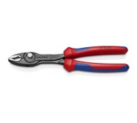 Клещи KNIPEX KN-8202200SB TwinGrip с фронтальным и боковым захватами