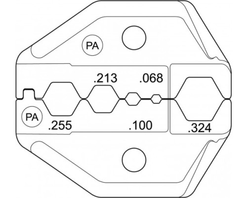 Пресс-клещи REXANT HT-301PA для обжима F и BNC разъемов [12-3214]