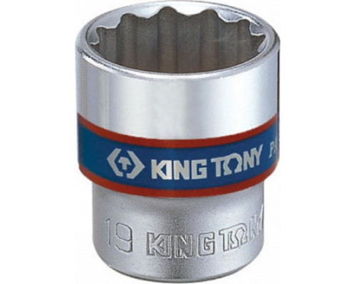 Головка двенадцатигранная 3/8" 17 мм KING TONY 333017M