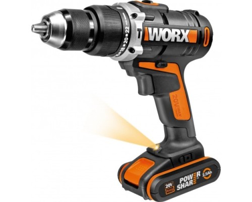 Дрель-шуруповерт аккумуляторная WORX WX372 ударная