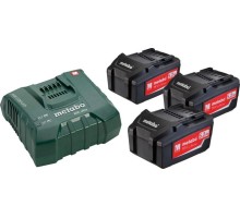 Набор аккумуляторов и зарядное устройство METABO 18V Basic-Set 5,2 3х5.2 Ач Ultra [685061000]