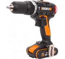 Дрель-шуруповерт аккумуляторная Worx WX367 ударная, бесщеточная