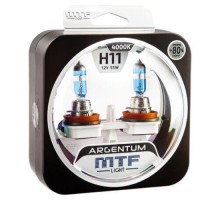 Лампа галогеновая MTF LIGHT серия ARGENTUM +80% H11, 12V, 55W H8A1211