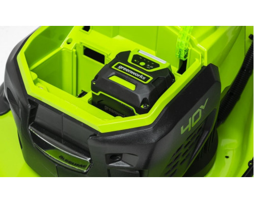 Газонокосилка аккумуляторная GREENWORKS GD40LM48SP 40V, самоходная, б/щ, АКБ 8Ач и ЗУ 2517407UH купить с доставкой и официальной гарантией