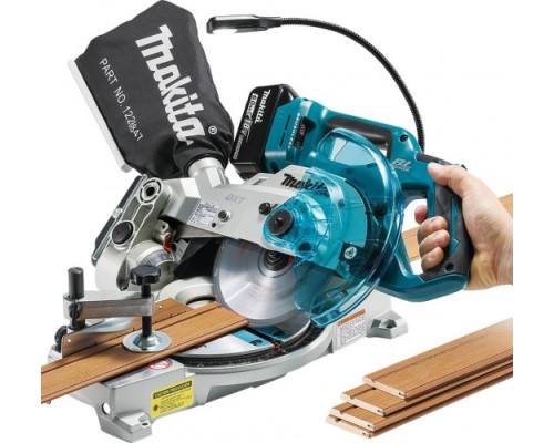 Пила торцовочная аккумуляторная MAKITA DLS 600 Z с бесщеточным двигателем без АКБ и ЗУ [DLS600Z]