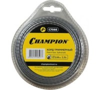 Леска триммерная CHAMPION C7066 platin saw 2.65мм*15м (зубчатый)