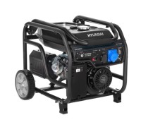 Генератор бензиновый HYUNDAI HHY  7050FE с колесами HHY 7050FE