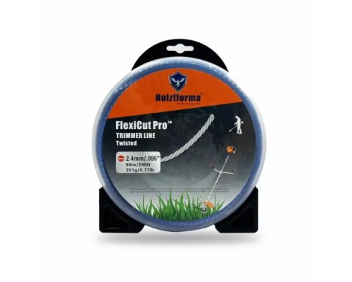 Леска триммерная HOLZFFORMA FlexiCut Pro 2.4x90m витая [TW002490PRO]