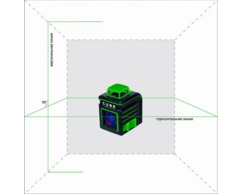 Лазерный нивелир ADA CUBE 360 GREEN ULTIMATE EDITION [А00470]