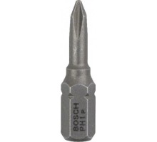 Бита для заворачивания BOSCH Extra Hard 25 мм PH1 3шт 2607001508