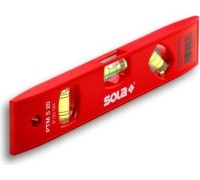 Уровень строительный SOLA PTM 5 пластиковый, магнитный [01430601]