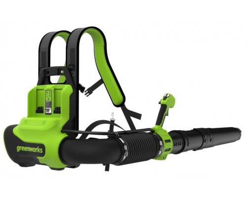 Воздуходувка аккумуляторная GREENWORKS GD40BPG2 40V, ранцевая, б/щ, АКБ 4Ач и ЗУ 2408107UB купить с доставкой и официальной гарантией