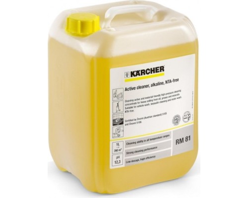 Средство активное лужное KARCHER RM 81 ASF (6.295-556.0), 10 л., концентрат [6.295-556.0]