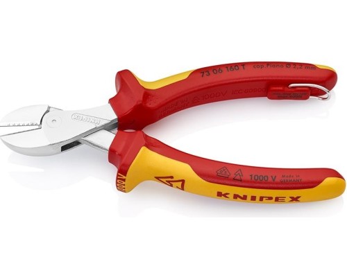 Бокорезы диэлектрические KNIPEX X-Cut 7306160T 160 мм [KN-7306160T]