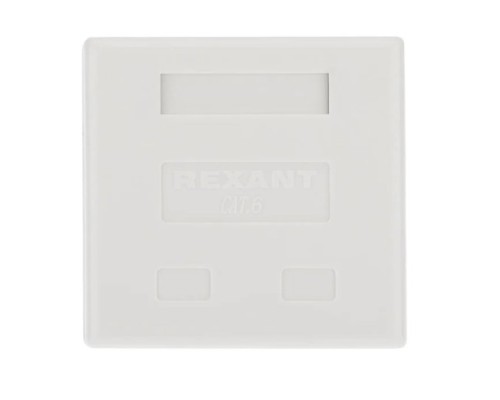 Розетка компьютерная REXANT 03-0146 внешняя, 2-порта RJ-45 (8P8C), FTP, CAT 6