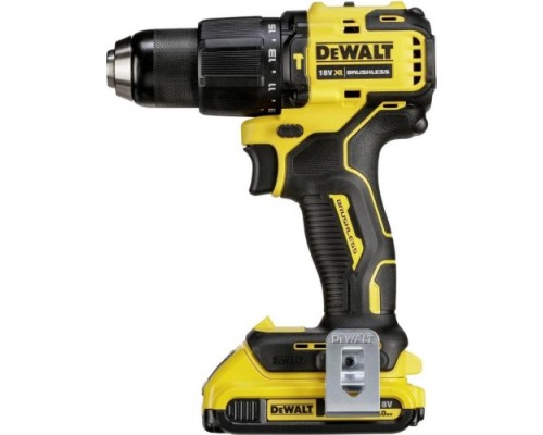 Дрель-шуруповерт аккумуляторная DeWALT DCD 709 D2T ударная, бесщеточная [DCD709D2T-QW]