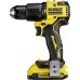 Дрель-шуруповерт аккумуляторная DeWALT DCD 709 D2T ударная, бесщеточная [DCD709D2T-QW]