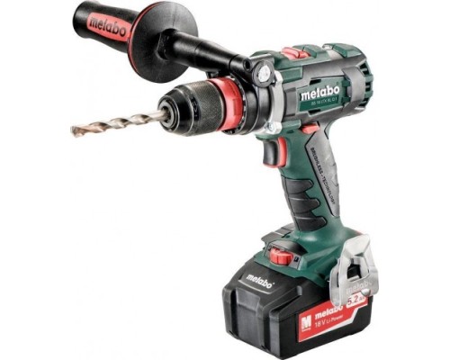 Аккумуляторная дрель-шуруповерт METABO BS 18 LTХ BL Quick i 2x5,2 Ач, бесщеточная [602351650]