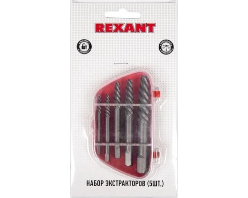 Набор экстракторов для шурупов REXANT № 1 12-6701 [12-6701]