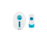 Звонок дверной REXANT 73-0060 беспров. в розетку, 100м кнопка IP44