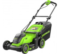 Газонокосилка аккумуляторная GREENWORKS 2521007UB 40V, бесщеточная, 41 см, c 1хАКБ 4 Ач и ЗУ