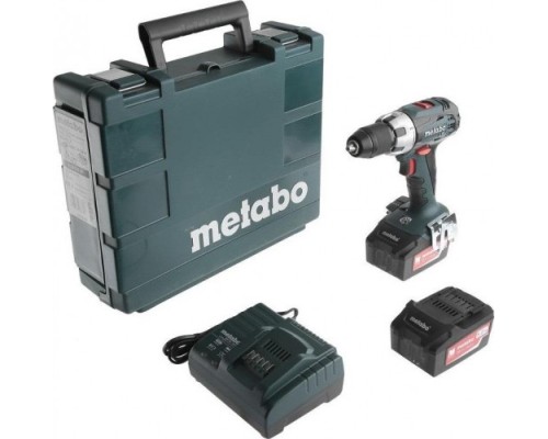 Аккумуляторная дрель-шуруповерт METABO BS 18 LT 2x4.0 Ач [602102500]